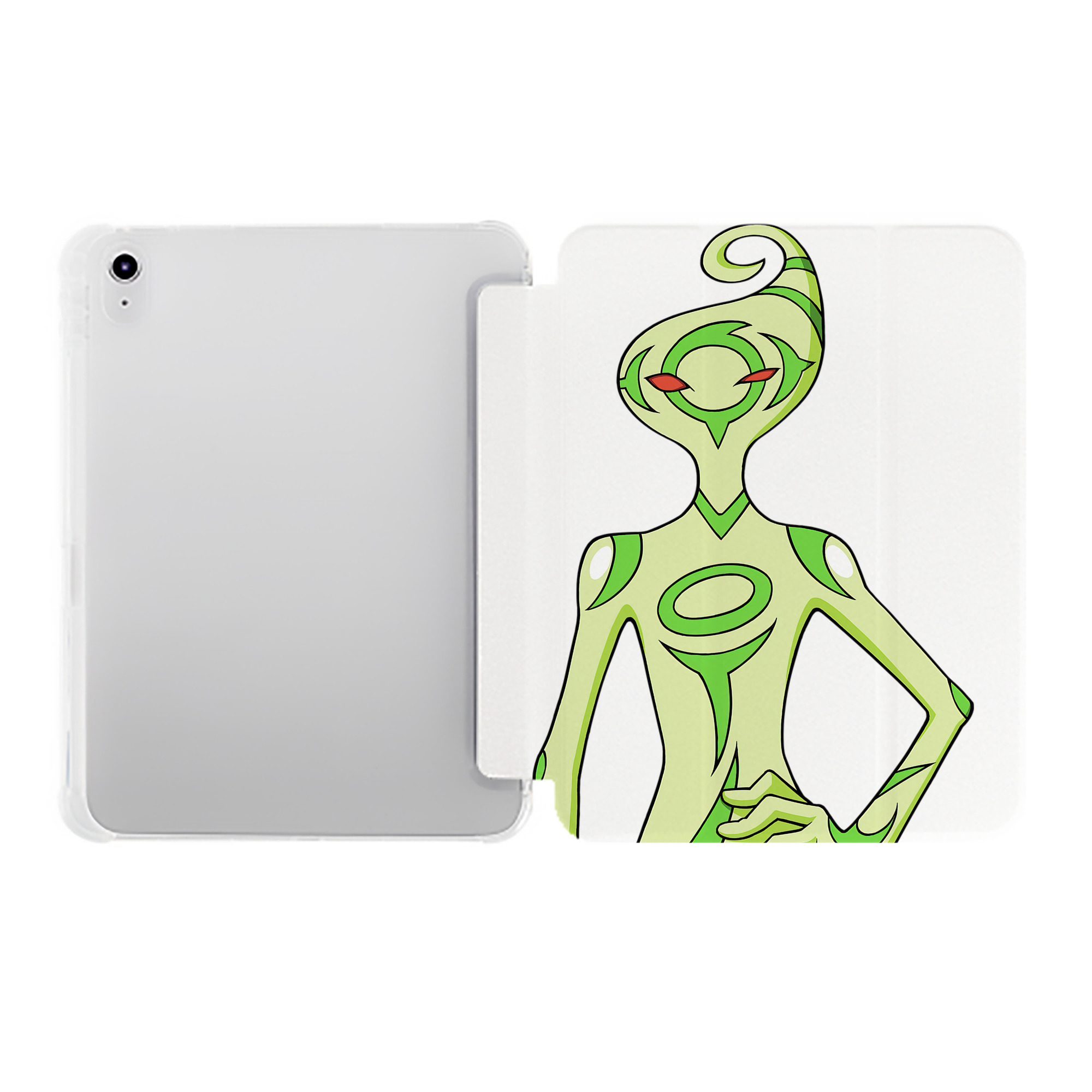 （画像用） 遊☆戯☆王 Yu-Gi-Oh! IPad ケース ペン収納付き 三つ折りスタンド PUレザー×シリコン 対応機種9.5/10.5/10.9インチ